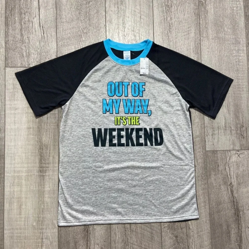The Children’s Place XXL 16 Kids Pajama Top Out Of My Way On The Weekend‎
